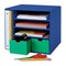 Pacon Classroom Keepers Management Center, 4 Slots and 2 Drawers, Blue P001331 - alternate 2